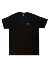 Load image into Gallery viewer, FD Black and Purple T-Shirt